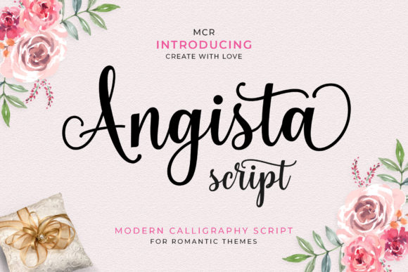 Angista Script: A Refined Script Font for Thoughtful Design Applications