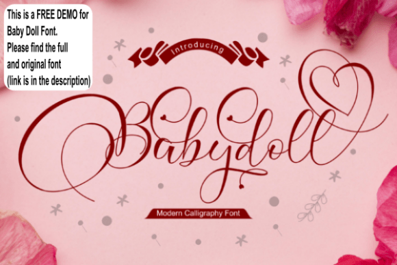Babydoll: A Romantic Handwritten Font That Feels Like a Personal Note