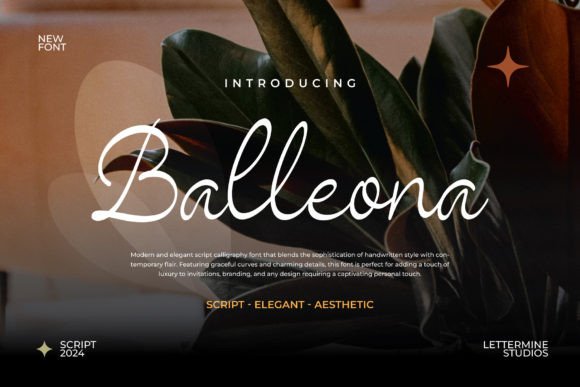 Balleona Font: Elegant Script for Real-World Design