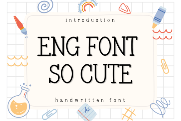 Eng Font so Cute