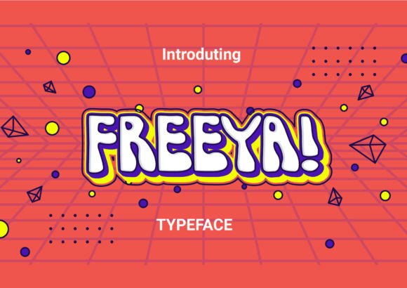 Freeya Font: A Playful, Retro-Inspired Display Typeface for Standout Visual Impact