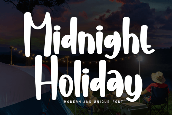 Midnight Holiday Font: Where Warmth Meets Words