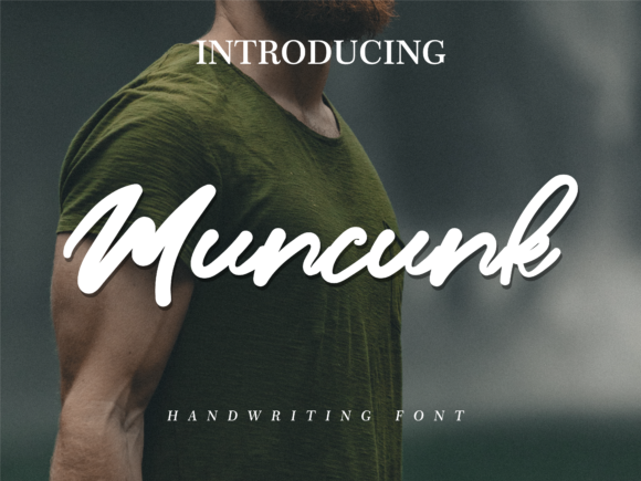 Muncunk Font: A Bold, Handwritten Typeface Built for Real Projects
