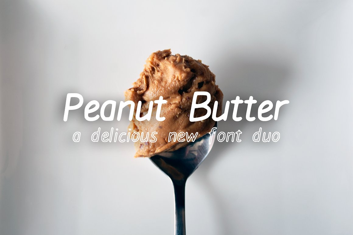 Peanut Butter Font Duo