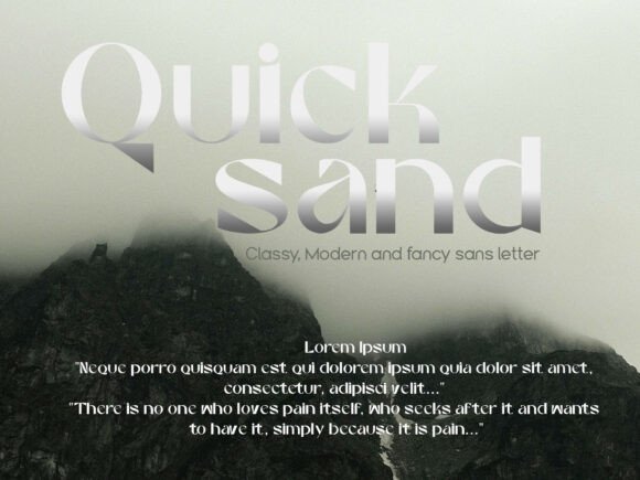 Quick Sand Font: A Bold, Playful Choice for Designers