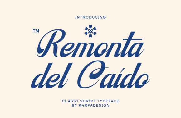 Remonta Del Caido Font: Elegant Script with Purpose