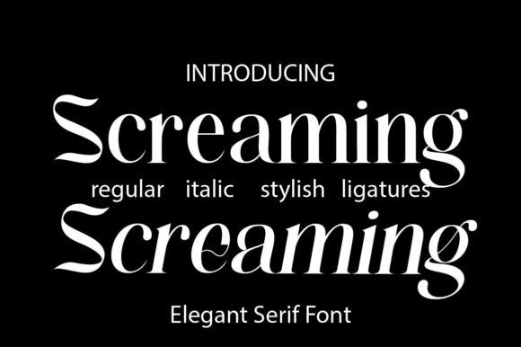 Screaming Font