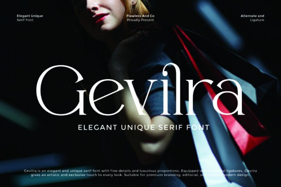 The Elegance of Gevilra Font: A Modern Serif with Timeless Appeal